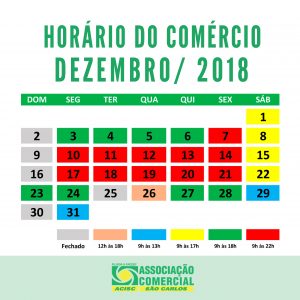 HORÁRIO DO COMÉRCIO